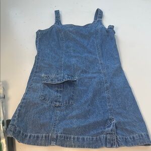 Vintage Arizona Jean Co Sz 12 Denim Cotton Side Zip Dress
